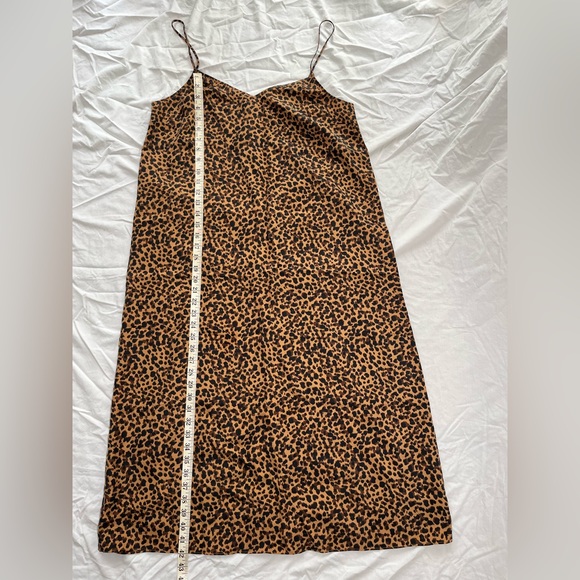 NWT Madewell Silk Slip Dress in Painted Leopard Cheetah Size 12 SOLD OUT ONLINE - Picture 7 of 11